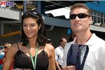 David Coulthard (Red Bull Racing) und Freundin Karen Minier