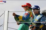 Felipe Massa (Ferrari), Fernando Alonso (Renault), Jenson Button (Honda Racing F1 Team)