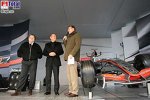 Norbert Haug (Mercedes-Motorsportchef) (McLaren-Mercedes), Ron Dennis (Teamchef) (McLaren-Mercedes)