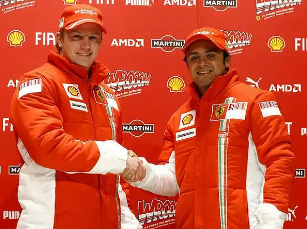 Kimi Räikkönen und Felipe Massa Titel-Bild zur News: Kimi Räikkönen und Felipe Massa