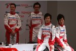 Ralf Schumacher, Franck Montagny, Kamui Kobayashi und Kohei Hirate