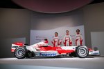 Jarno Trulli,  Ralf Schumacher und Franck Montagny