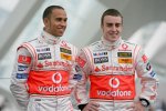 Lewis Hamilton und Fernando Alonso