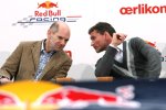 Adrian Newey (Technischer Direktor) und David Coulthard (Red Bull) 