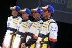 Ricardo Zonta, Heikki Kovalainen, Giancarlo Fisichella und Nelson Piquet Jr. (Renault)