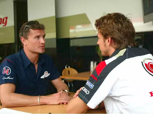 David Coulthard und Jenson Button Titel-Bild zur News: David Coulthard und Jenson Button