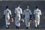 Kazuki Nakajima, Alexander Wurz, Nico Rosberg und Narain Karthikeyan (Williams)