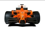 Der neue Spyker-Ferrari F8-VII in der Frontansicht