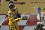 Valentino Rossi (Yamaha) und Daniel Pedrosa (Honda)