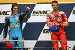 Chris Vermeulen (Suzuki) und Marco Melandri (Fortuna Honda)
