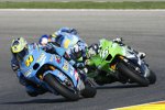 Chris Vermeulen (Suzuki) vor Shinya Nakano (Kawasaki) und John Hopkins (Suzuki)