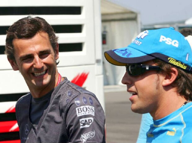 Titel-Bild zur News: Pedro de la Rosa und Fernando Alonso
