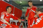 Loris Capirossi und Casey Stoner (Ducati)