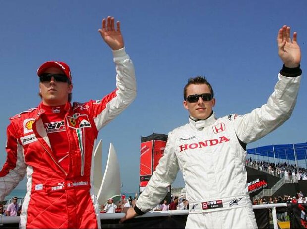 Titel-Bild zur News: Kimi Räikkönen und Christian Klien