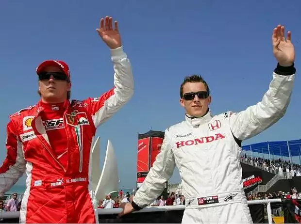 Kimi Räikkönen und Christian Klien Titel-Bild zur News: Kimi Räikkönen und Christian Klien