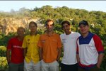Moreno Soeprapto (A1 Team.INA), Alex Yoong (A1 Team.MAL), Jeroen Bleekemolen (A1 Team.NED), Salvador Duran (A1 Team.MEX) und Tomás Enge (A1 Team.CZE)