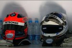 Die Helme von Robert Kubica und Nick Heidfeld (BMW Sauber F1 Team) 