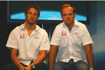 Jenson Button Rubens Barrichello (Honda F1 Team) 