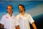 Jenson Button Rubens Barrichello (Honda F1 Team) 