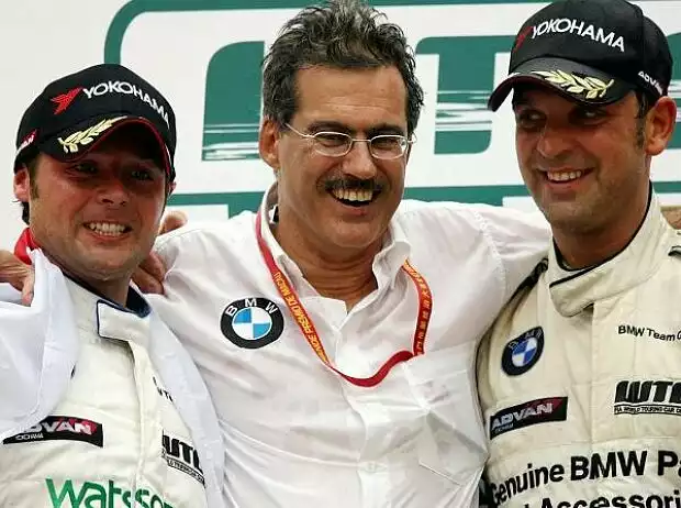 Andy Priaulx, Mario Theissen, Jörg Müller Titel-Bild zur News: Andy Priaulx, Mario Theissen, Jörg Müller