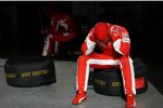 Ferrari-Mechaniker bei der Pause