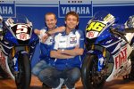 Colin Edwards und Valentino Rossi