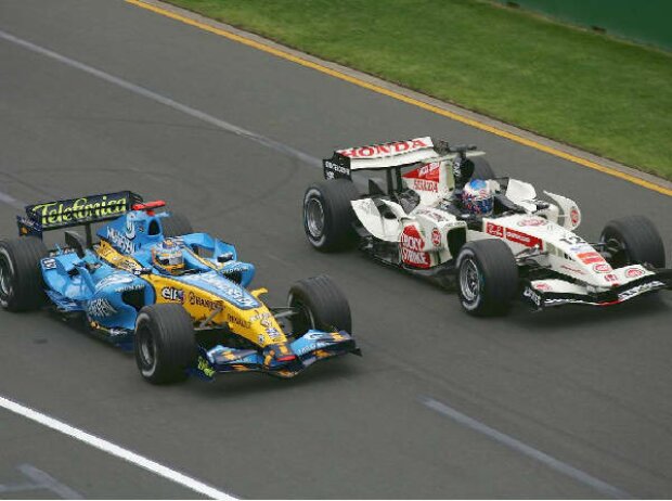 Fernando Alonso und Jenson Button