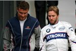 David Coulthard (Red Bull) und Nick Heidfeld (BMW Sauber F1 Team)
