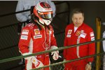 Kimi Räikkönen und Jean Todt (Teamchef) (Ferrari)