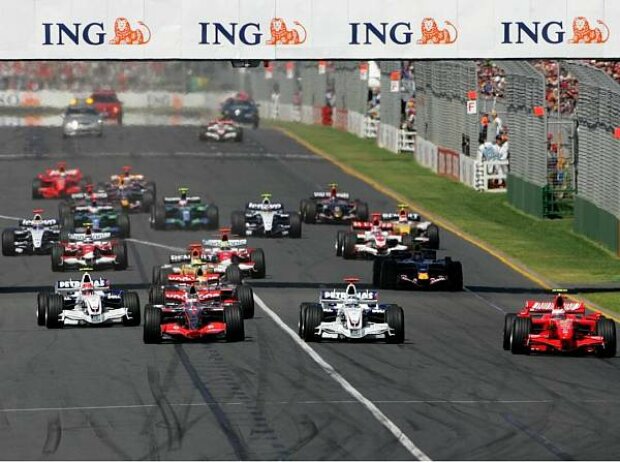 Start in Australien 2007