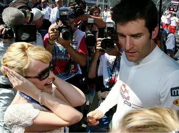 Kylie Minogue und Mark Webber Titel-Bild zur News: Kylie Minogue und Mark Webber
