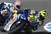 Bild zum Inhalt: Rossi zelebriert seinen Sieg in Jerez