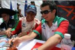 Salvador Duran und Sergio Perez (A1 Team.MEX)