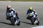 Marco Melandri vor Antonio Elias