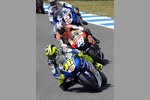  Valentino Rossi vor Daniel Pedrosa und Colin Edwards