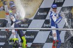  Daniel Pedrosa,  Valentino Rossi und Colin Edwards