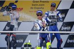  Daniel Pedrosa, Valentino Rossi und Colin Edwards