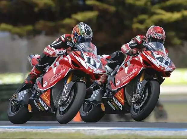 Troy Corser und Noriyuki Haga Titel-Bild zur News: Troy Corser und Noriyuki Haga