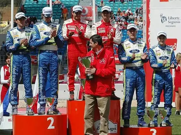 Rallye Portugal 2007 Podium Titel-Bild zur News: Rallye Portugal 2007 Podium