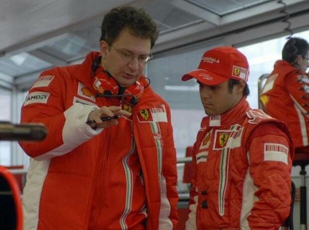 Titel-Bild zur News: Nikolas Tombazis mit Felipe Massa