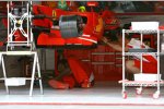 Blick in die Box von Ferrari