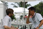 Nick Heidfeld und Mario Theissen (BMW Motorsport Direktor) (BMW Sauber F1 Team) 