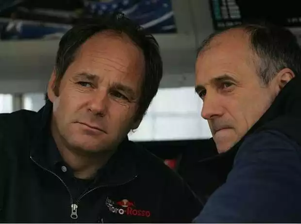 Titel-Bild zur News: Gerhard Berger mit Teamchef Franz Tost