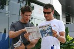 Michael Ammermüller und David Coulthard (Red Bull) 