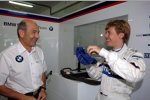 Peter Sauber (Ex-Formel-1-Teamchef) und Sebastian Vettel (BMW Sauber F1 Team) 
