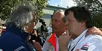 Flavio Briatore, Ron Dennis und Norbert Haug