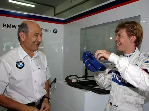 Peter Sauber mit Sebastian Vettel Titel-Bild zur News: Peter Sauber mit Sebastian Vettel