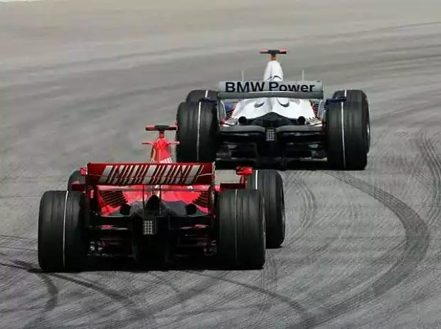 Nick Heidfeld vor Felipe Massa Titel-Bild zur News: Nick Heidfeld vor Felipe Massa