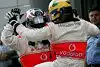 Bild zum Inhalt: McLaren-Mercedes kostet den Triumph aus