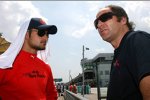 Vitantonio Liuzzi und Gerhard Berger (Teamanteilseigner) (Toro Rosso) 